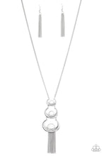 Load image into Gallery viewer, As MOON As I Can - White Earrings/ Necklace Set
