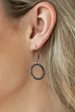 Load image into Gallery viewer, Basic Babe - Black Earrings/ Necklace Set
