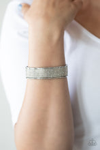 Load image into Gallery viewer, Cant Believe Your ICE - White Cuff Bracelet
