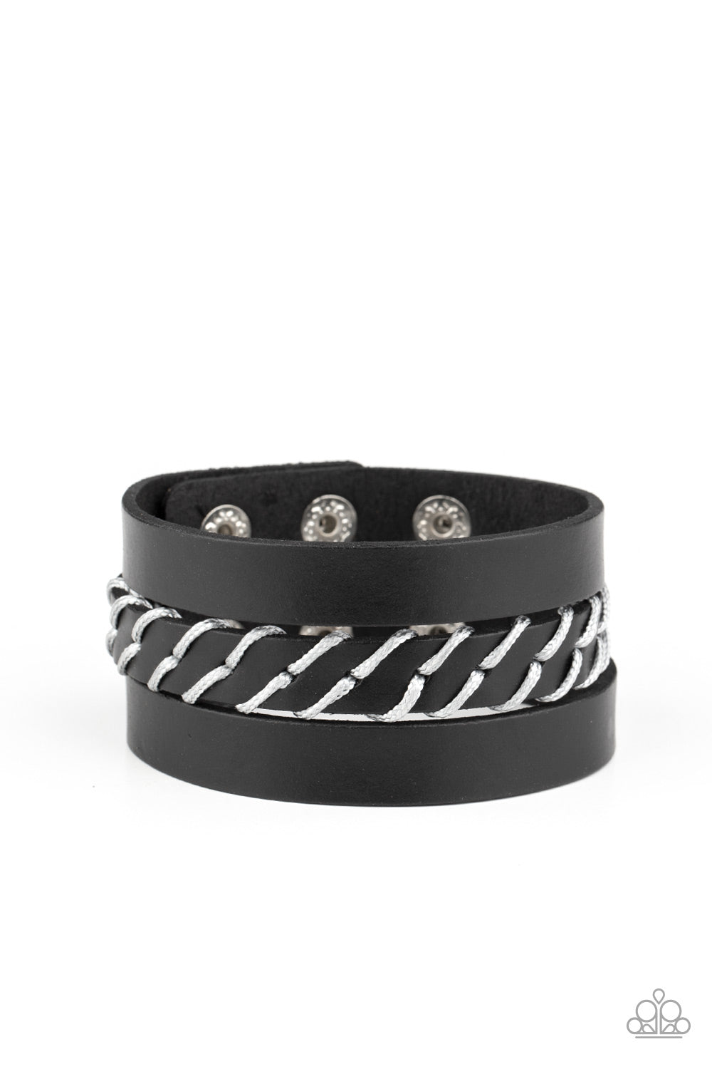 Backroad Bounty - Black Snap Bracelet