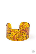 Load image into Gallery viewer, Cosmic Couture - Orange Cuff Bracelet
