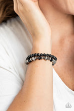 Load image into Gallery viewer, Cactus Quest - Black Stretch Bracelet
