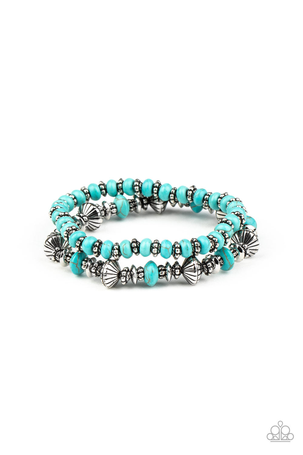 Cactus Quest - Blue Stretch Bracelet