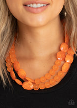 Load image into Gallery viewer, Arctic Art - Orange Necklace
