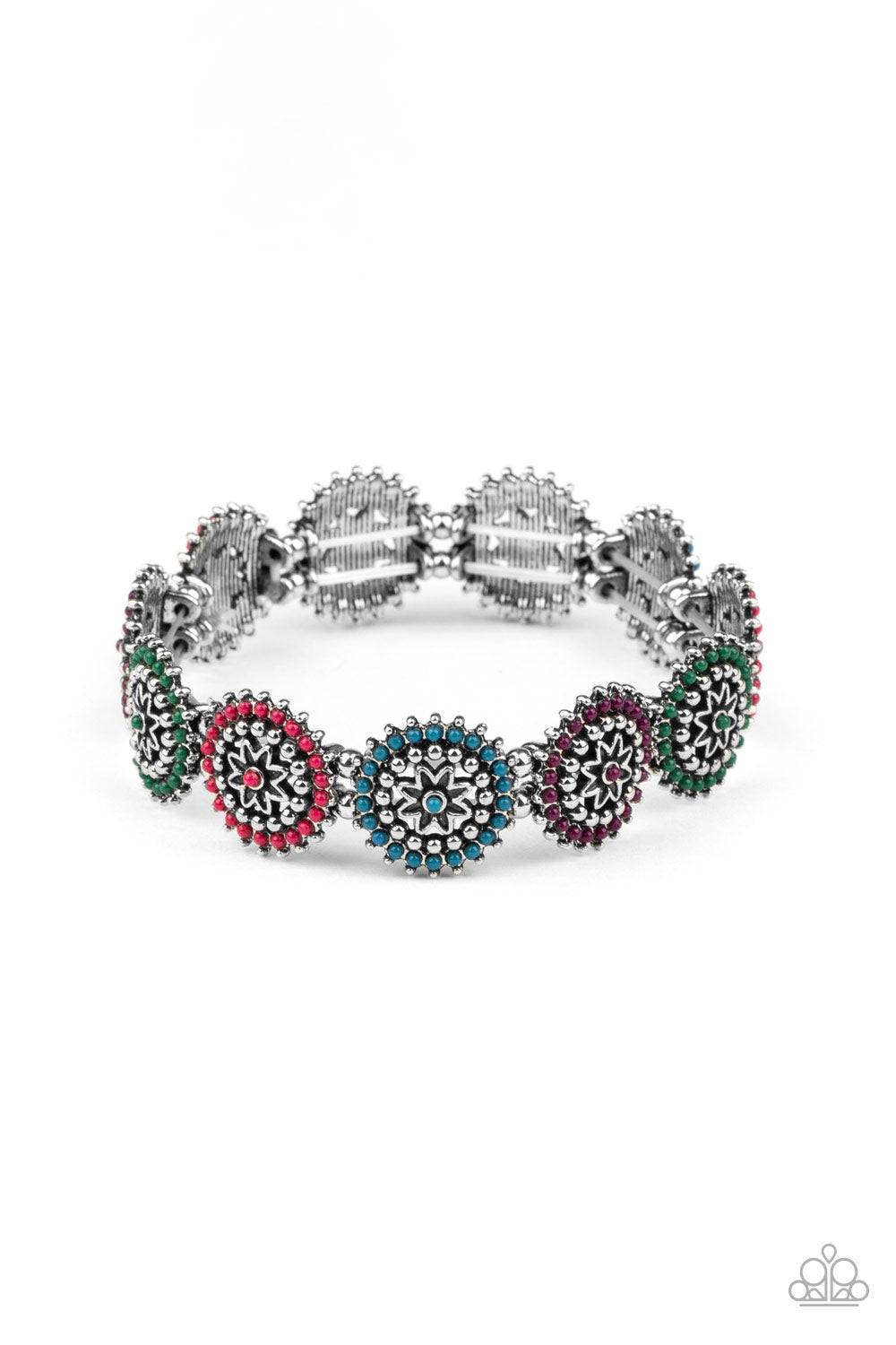 Bohemian Flowerbed - Multi Stretch Bracelet