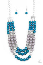 Load image into Gallery viewer, BEAD Your Own Drum - Blue Earrings/ Necklace Set
