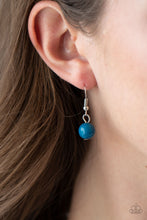 Load image into Gallery viewer, BEAD Your Own Drum - Blue Earrings/ Necklace Set
