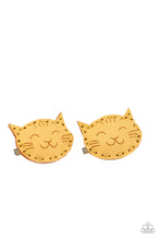 Load image into Gallery viewer, MEOW Youre Talking! Light Brown Earrings
