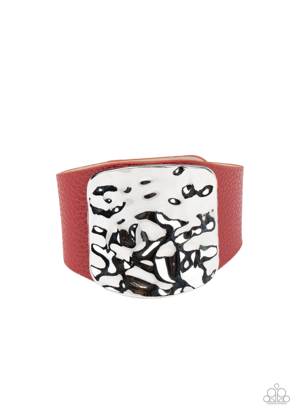 Brighten Up - Red Snap Bracelet