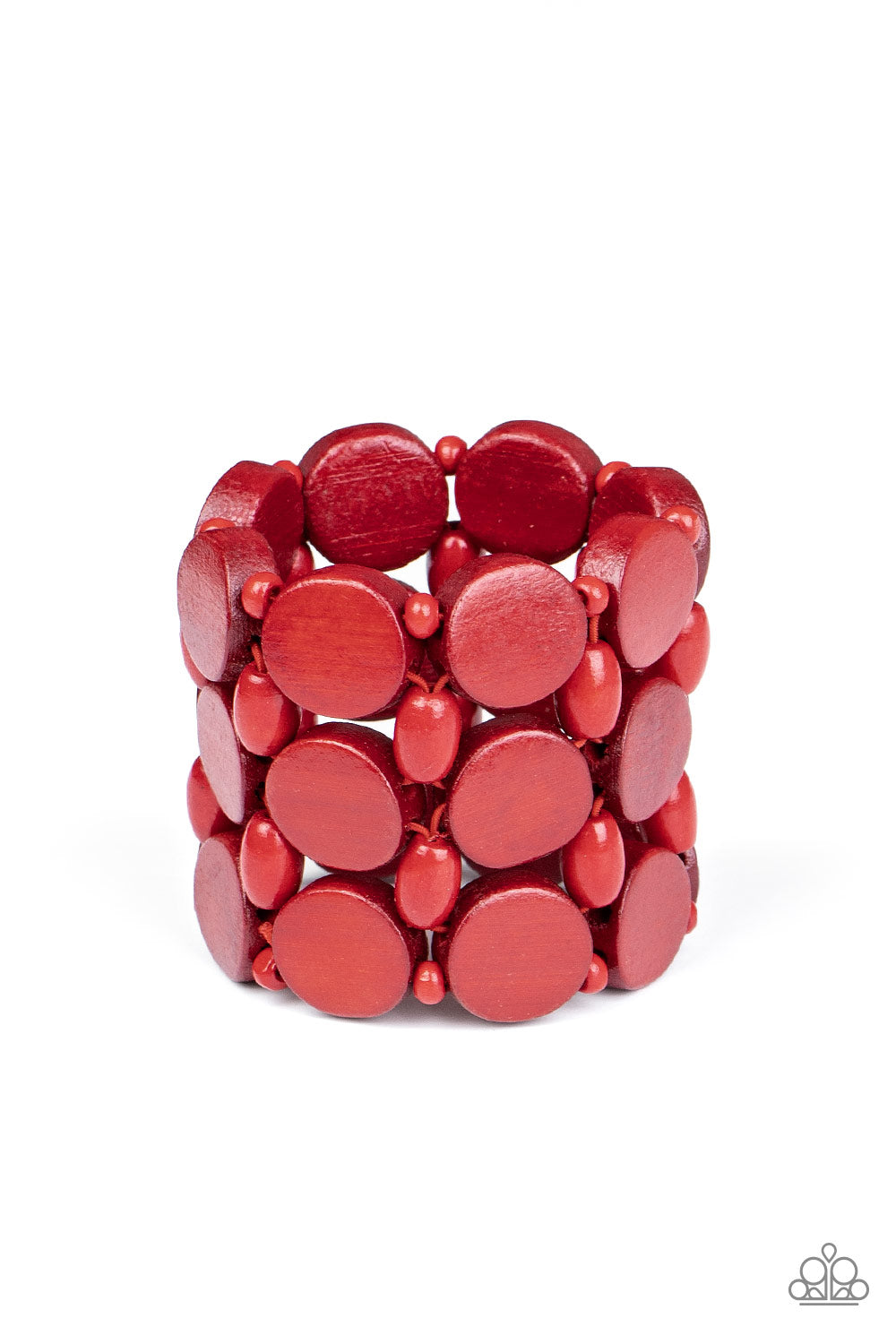 Cruising Coronado - Red Stretch Bracelet