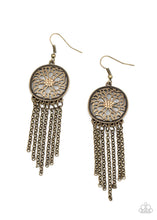 Load image into Gallery viewer, Blissfully Botanical - Brass Earrings
