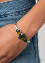 Load image into Gallery viewer, Boho Beach Babe - Green Cuff Bracelet
