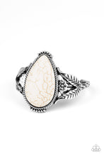 Load image into Gallery viewer, Blooming Oasis - White Cuff Bracelet
