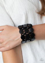 Load image into Gallery viewer, Cruising Coronado - Black Stretch Bracelet
