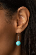 Load image into Gallery viewer, Home Sweet HOMESTEAD - Blue Earrings/ Necklace Set
