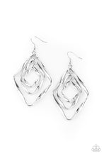 Load image into Gallery viewer, Retro Resplendence - Silver Earrings
