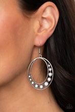 Load image into Gallery viewer, Crescent Cove - White Earrings
