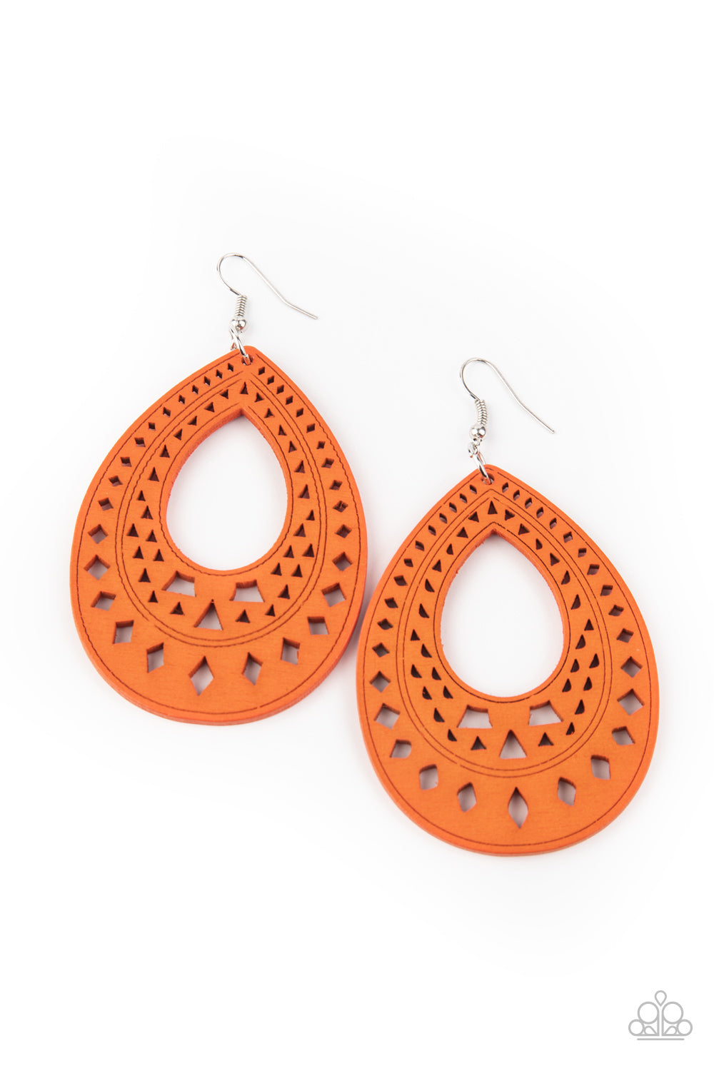 Belize Beauty - Orange Earrings