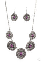 Load image into Gallery viewer, Alter ECO - Purple Earrings/ Necklace Set
