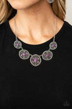 Load image into Gallery viewer, Alter ECO - Purple Earrings/ Necklace Set
