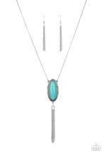 Load image into Gallery viewer, Ethereal Eden - Blue Earrings/ Necklace Set
