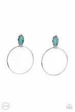 Load image into Gallery viewer, At Long LASSO - Blue Clip-On Earrings
