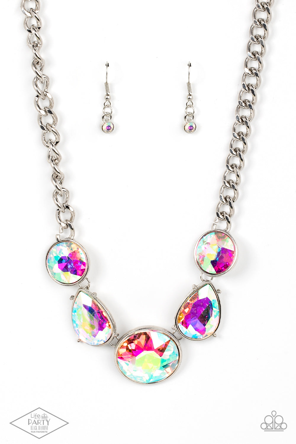 All The Worlds My Stage - Multi Earrings/ Necklace Set