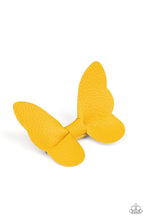 Load image into Gallery viewer, Butterfly Oasis - Yellow Hair Clip
