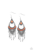 Load image into Gallery viewer, Trailblazer Beam - Orange Earrings
