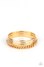 Load image into Gallery viewer, A Piece of The Action - Gold Bracelet
