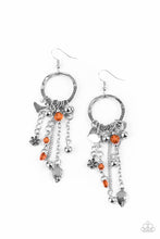 Load image into Gallery viewer, Charm School - Orange Earrings
