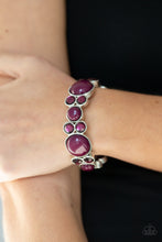 Load image into Gallery viewer, Celestial Escape - Purple Stretch Bracelet
