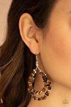 Load image into Gallery viewer, Canyon Rock Art - Brown Earrings
