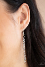 Load image into Gallery viewer, Record-Breaking Radiance - Silver Earrings/ Necklace Set
