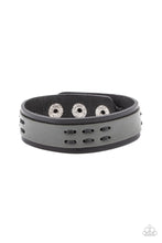 Load image into Gallery viewer, Blaze A Trail - Black Snap Bracelet
