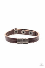 Load image into Gallery viewer, Best ROAM-mate Ever - Brown Snap Bracelet
