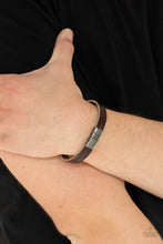 Load image into Gallery viewer, Best ROAM-mate Ever - Brown Snap Bracelet
