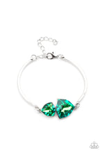 Load image into Gallery viewer, Deep Space Shimmer - Green bracelet
