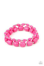 Load image into Gallery viewer, Colorfully Country - Pink Stretch Bracelet
