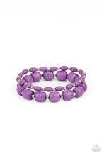 Load image into Gallery viewer, Colorfully Country - Purple Stretch Bracelet
