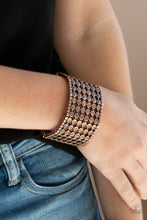 Load image into Gallery viewer, Cool and CONNECTED - Copper Stretch Bracelet
