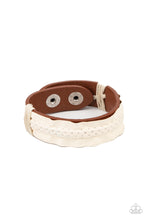 Load image into Gallery viewer, Country Craft Time - Brown Snap Bracelet
