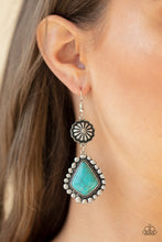 Load image into Gallery viewer, Country Cavalier - Blue Earrings
