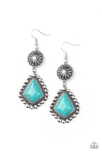 Load image into Gallery viewer, Country Cavalier - Blue Earrings
