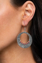 Load image into Gallery viewer, Adobe Dusk - Red Earrings
