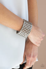 Load image into Gallery viewer, Cool and CONNECTED - Silver Stretch Bracelet
