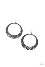 Load image into Gallery viewer, Bodaciously Blooming - Black Earrings
