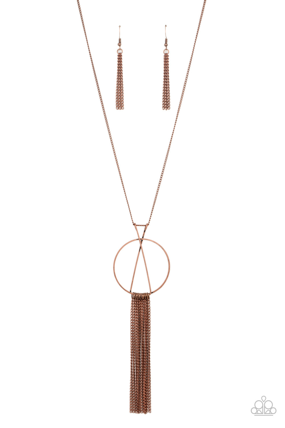 Apparatus Applique - Copper Earrings/ Necklace Set