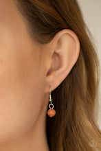 Load image into Gallery viewer, Aura Allure - Orange Earrings/ Necklace Set

