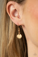 Load image into Gallery viewer, Be Still - Gold Inscribed Necklace w/ Earrings
